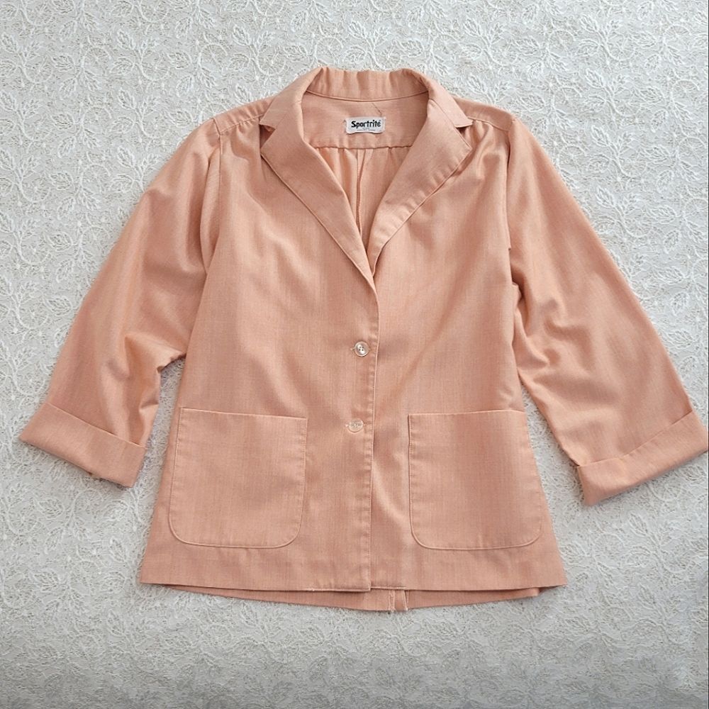 Vintage Sportrite Blazer Peach M